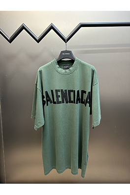 バレンシアガ   ゴムとアルファベットの半袖Tシャツ