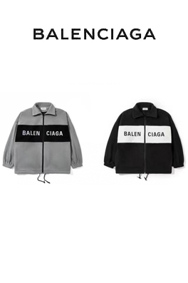 バレンシアガ  フリースジャケットアウター  BALENCIAGAゴロ   ✶　ブラック・グレー  ✶　ＸＳ～Ｌ    ✶