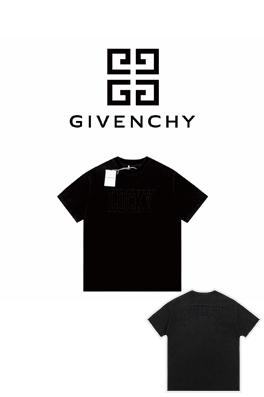 23新品!!  ジバンシイ半袖Tシャツコピー  GIVENCHYロゴ 刺繍  ★オーバーサイズ