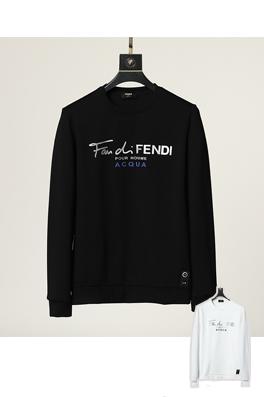 フェンディ スウェットTシャツ  コピー   fendiロゴポイント 全3色