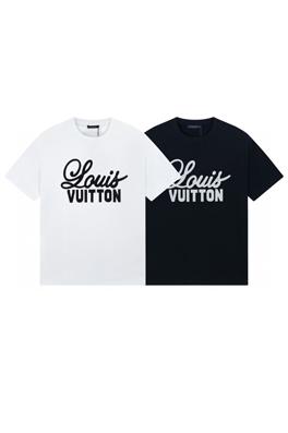 23ss新品!!ルイヴィトン半袖Tシャツスーパーコピー Louis Vuitton ロゴプリント