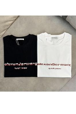 入荷!! アレキサンダーワン半袖TシャツコピーAlexander Wangロゴプリント