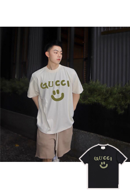 グッチ半袖スーパーコピーgucciスマイル半袖Tシャツ