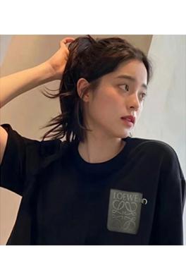 ロエベ 半袖 スーパーコピー    LOEWE ロゴ半袖Tシャツ