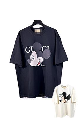 グッチ  半袖Tシャツスーパーコピー 大胆なグラフィックプリントが特徴の、自分だけのスタイルを演出