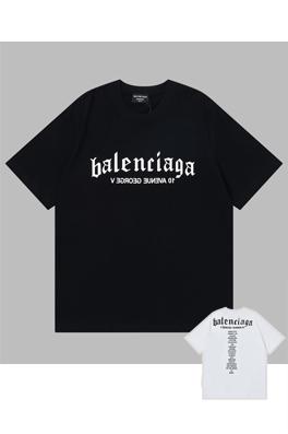 バレンシアガ 半袖Tシャツ  BALENCIAGA 前後文字プリントTシャツ