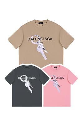 バレンシアガ 新しいプリント半袖Tシャツ