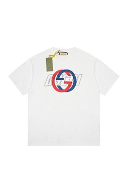 グッチ  ダブルGレタープリント半袖Tシャツ