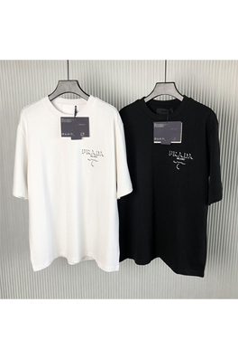 プラダ 立体 エンボッシング  半袖 Tシャツ