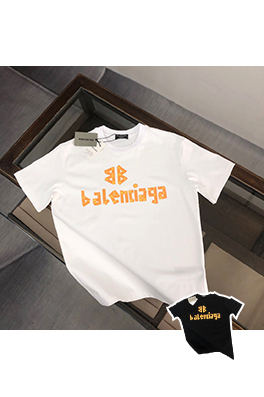 バレンシアガ   最新のカップル半袖Tシャツ