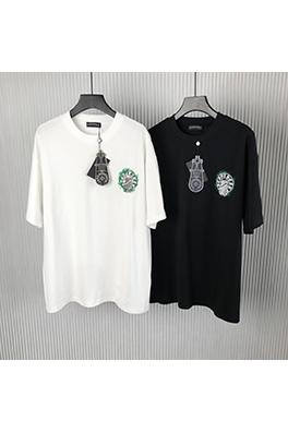 クロムハーツスーパーコピー  新しいフォーム文字プリント半袖Tシャツ