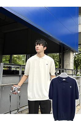 セリーヌ  クラシックな凱旋門綿平織りニットゆったり半袖Tシャツ