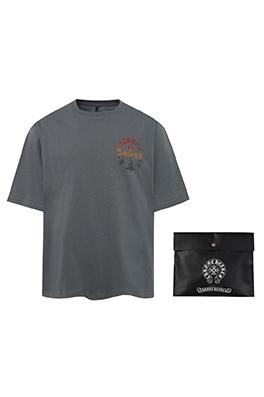 クロムハーツ ヘビークロスホットドリル半袖Tシャツ