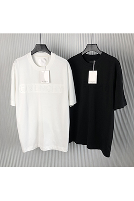 ジバンシイ  新しいアルファベットロゴ半袖Tシャツ