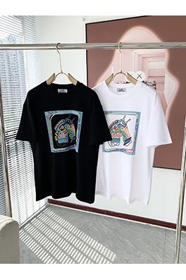 エルメスコピー ロゴプリントショートスリーブTシャツ