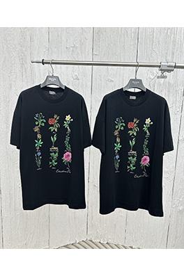 ディオール   新しい植物標本プリント半袖Tシャツ