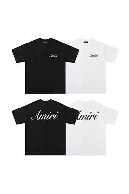 アミリスーパーコピー ルーズクラシックアルファベット半袖クルーネックTシャツ