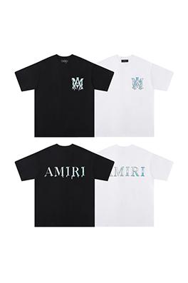 アミリ  アルファベットのクルーネックTシャツ