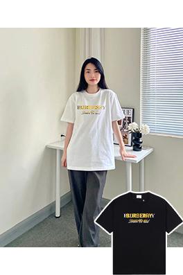 バーバリーコピー  プリントロゴ半袖Tシャツ