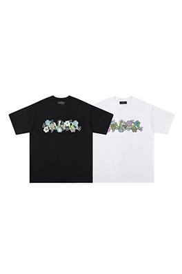 アミリ  アルファベットフラワーロゴクルーネックTシャツ