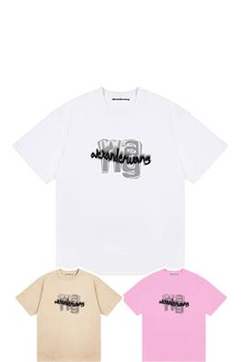 アレキサンダーワン  アルファベットロゴプリント柄半袖Tシャツ