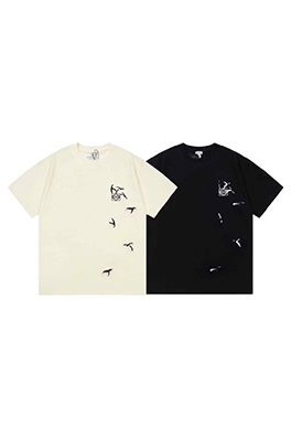 ロエベ  刺繍ペンギンアルファベットロゴ半袖Tシャツ