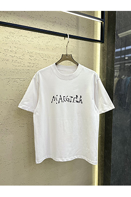 マルタンマルジェラ  プリント文字ロゴ半袖Tシャツ