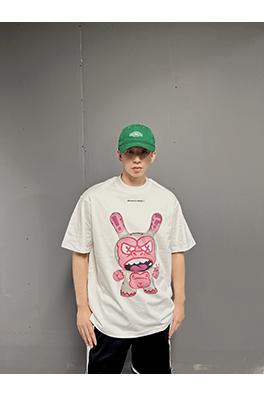 アレキサンダーワン ピンク なウサギ 半袖Tシャツ