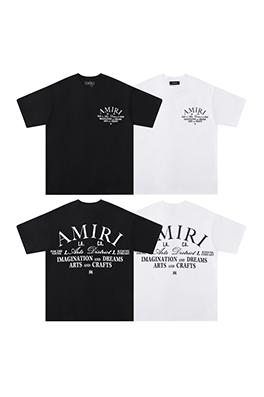 アミリコピー ルーズクラシックアルファベット半袖Tシャツ