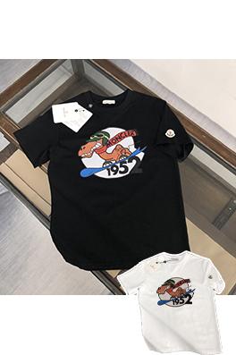 モンクレールコピー 三つのマークが揃った半袖丸首Tシャツ