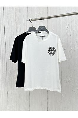 クロムハーツ  プリントホットドリル半袖Tシャツ