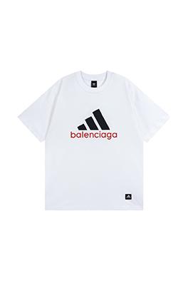 Balenciaga X Adidas   クラシックロゴプリント半袖Tシャツ