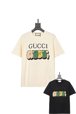 グッチコピー  プリントファッション半袖Tシャツ