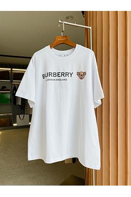 バーバリーコピー  マイクロプリントくまの綿ルーズ半袖Tシャツ