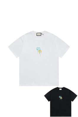 グッチ   タイトなシルエットプリント半袖Tシャツ