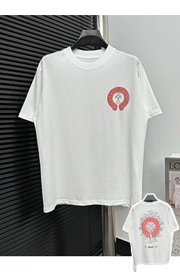 クロムハーツコピー サンスクリット語のラウンドネックTシャツ