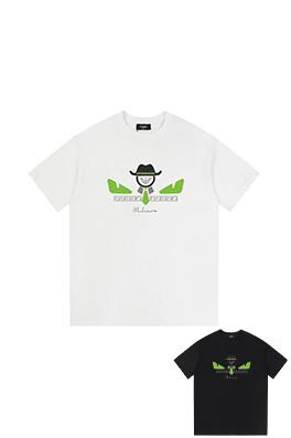 フェンディ カラーブロック文字プリント半袖Tシャツ