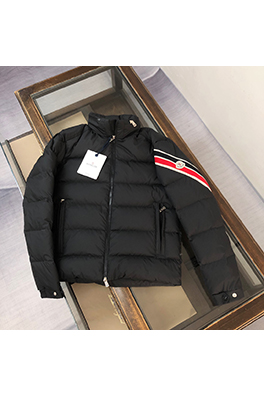 モンクレールスーパーコピー Moncler Solayan メンズトリコロールトリムショートダウンジャケット