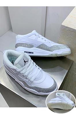 ナイキNike Air Jordan 4 Retro RM"White Sliver"文化バスケットボールシューズ