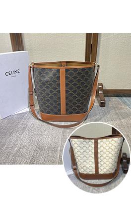 セリーヌ CELINE FOLCO クラシックなモノグラムバケツバッグ