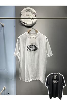 ジバンシイ2025ss新しいロゴ刺繍Tシャツ