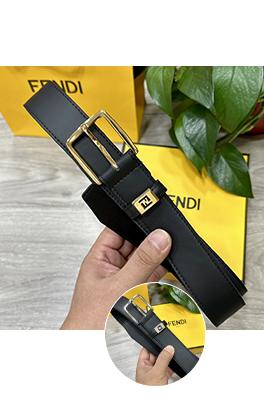 フェンディ35 mm幅の両面トップレザーベルト