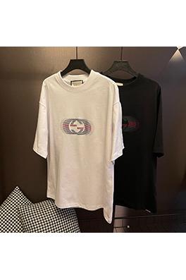 グッチコピー 前後プリント半袖シャツ