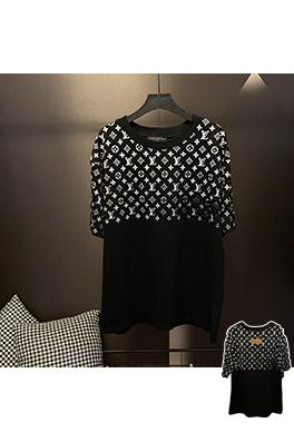 ルイヴィトンフルプリントの半袖Tシャツ