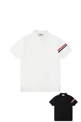 トムブラウンクルーネックファッションニット半袖シャツ 
