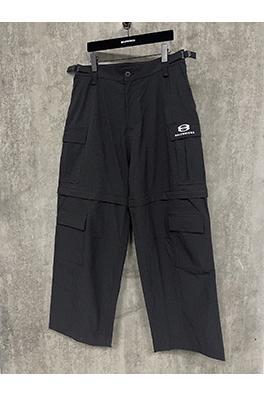 バレンシアガ25ssダブルリング刺繍取り外し可能ワークパンツ