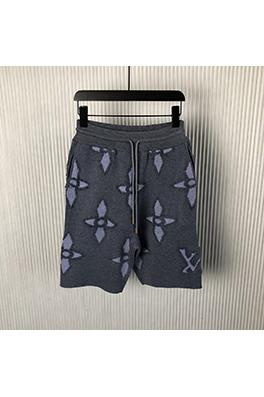 ルイヴィトン凹凸嵌花镂空ニットショートパンツ