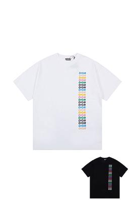 ディオールスーパーコピーロゴプリントグラフィック 半袖Tシャツ