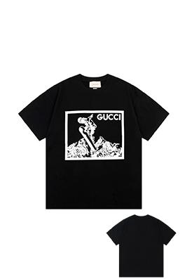 グッチ ダブルG 雪山プリント 半袖Tシャツ