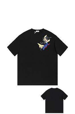 ディオールロゴプリント トレンド感抜群 半袖Tシャツ